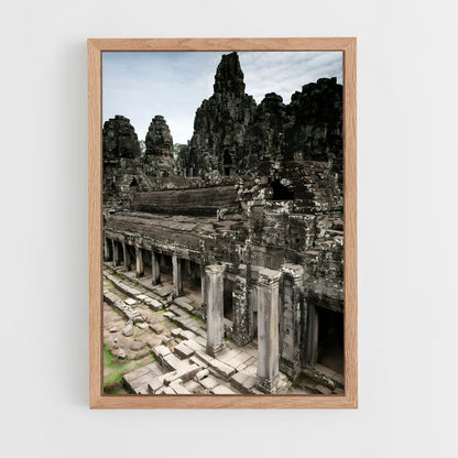 ap-bayon temple-13 cadre Bois clair