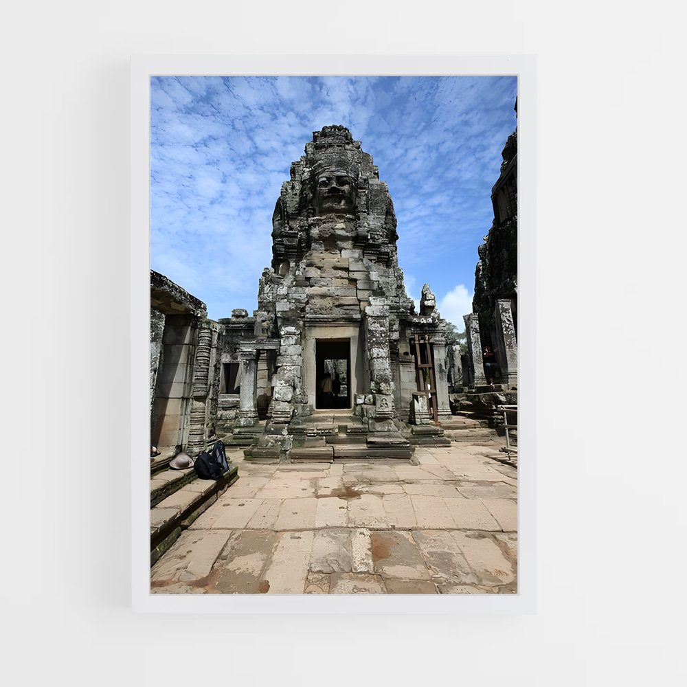 ap-bayon temple-4 cadre Blanc
