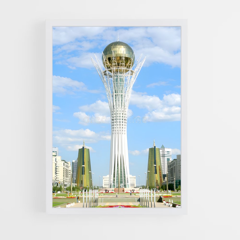 ap-bayterek tower-5 cadre Blanc