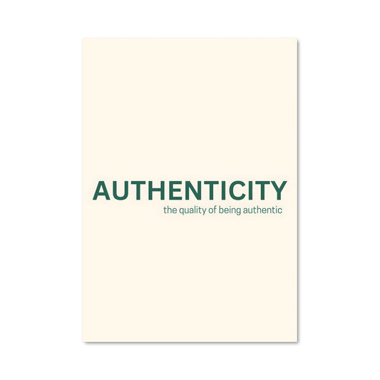 Poster L'Essence d'Authenticité
