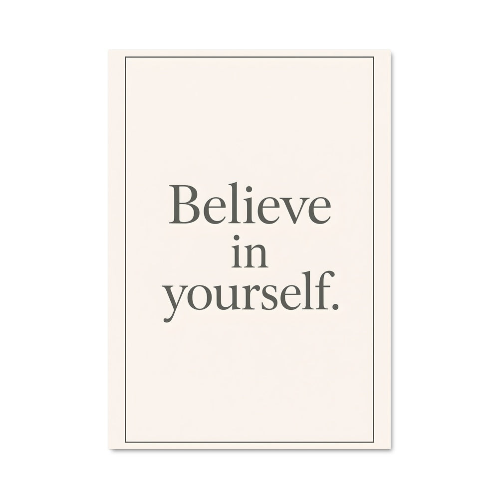 Poster Be yourself 26583