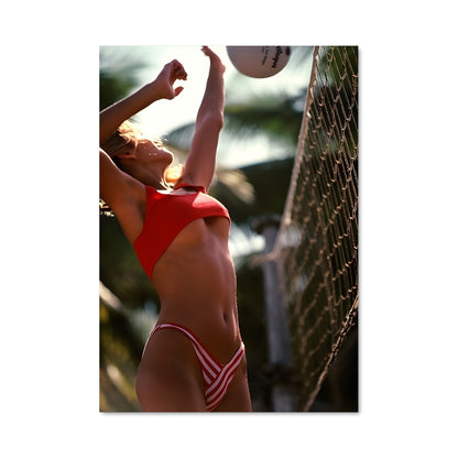 Poster Volley sur Plage