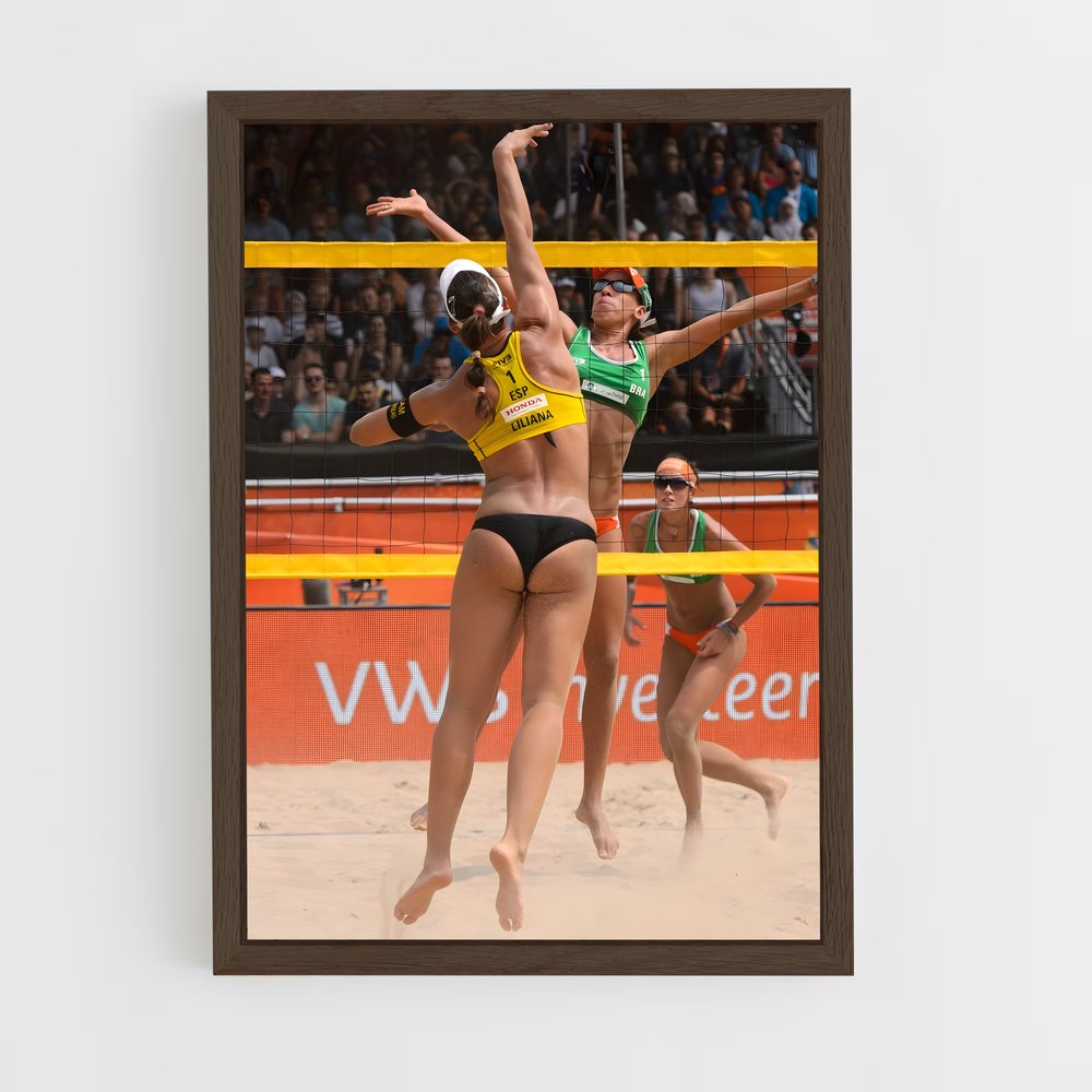 ap-beach volleyball world championships-1 cadre Bois foncé