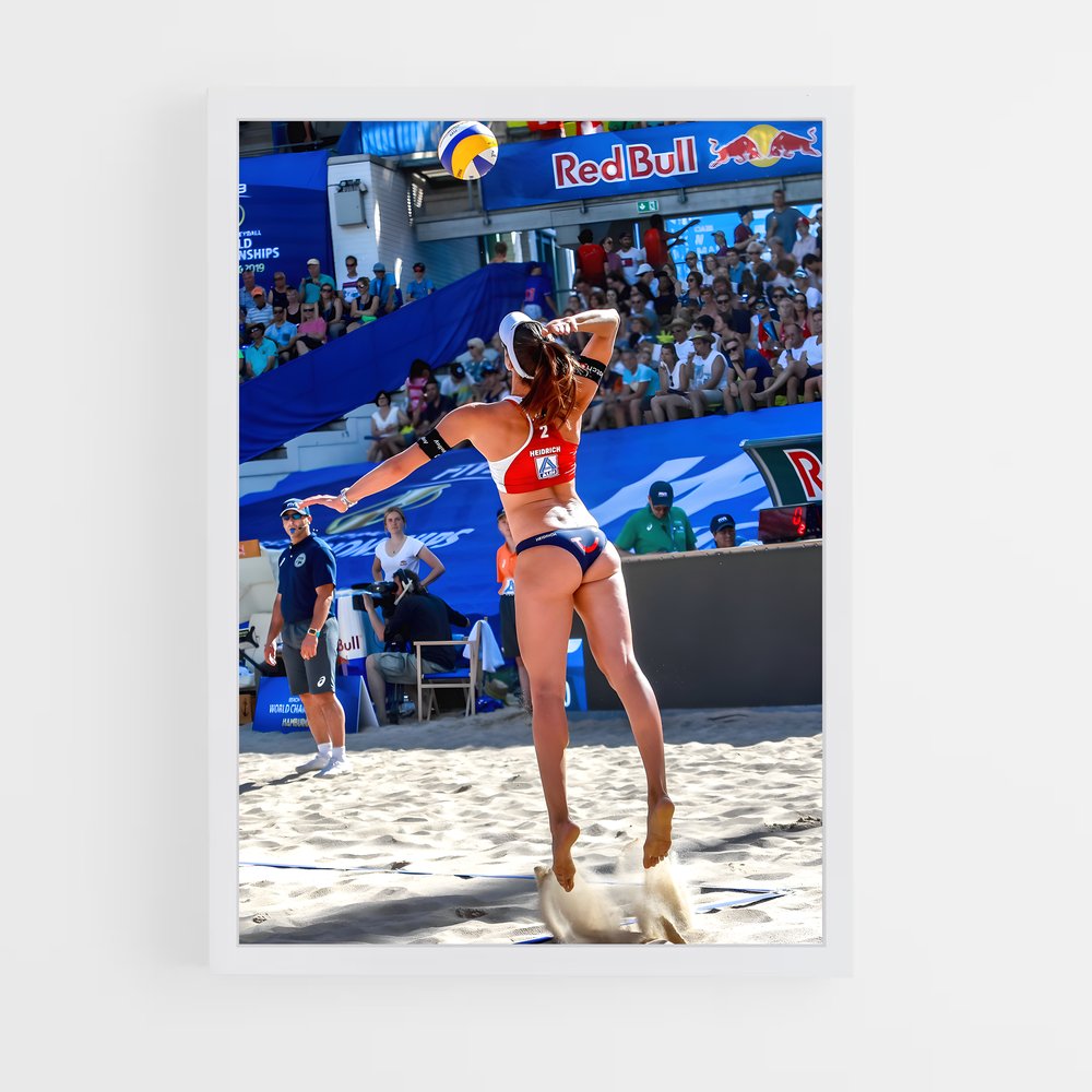 ap-beach volleyball world championships-2 cadre Blanc