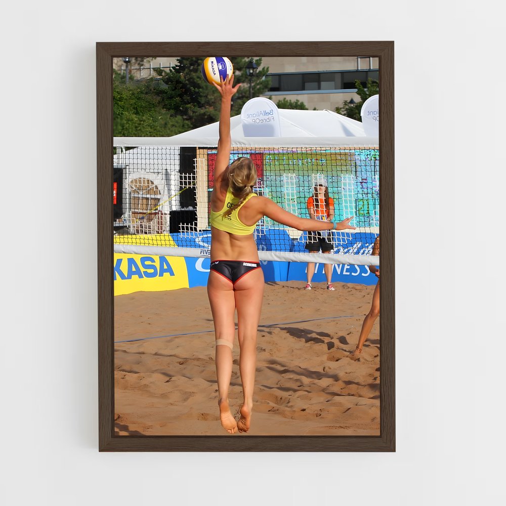 ap-beach volleyball world championships-5 cadre Bois foncé