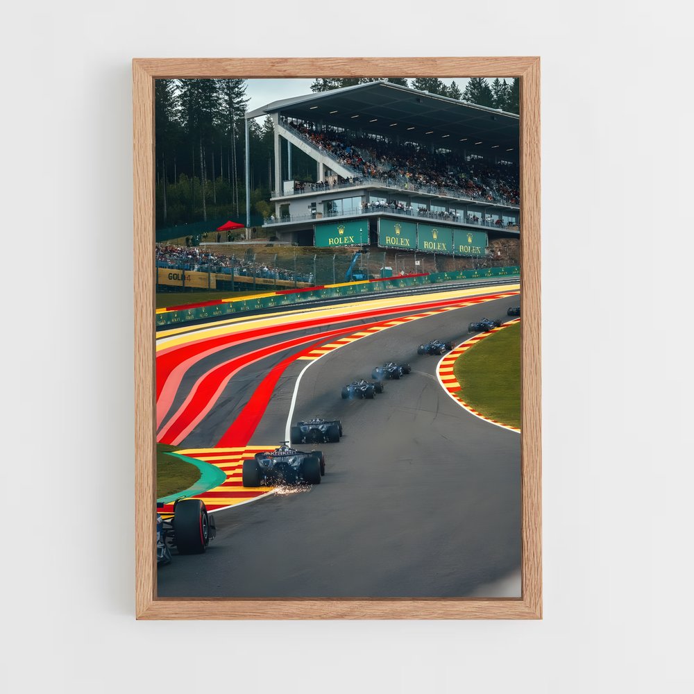 ap-belgian grand prix-3 cadre Bois clair