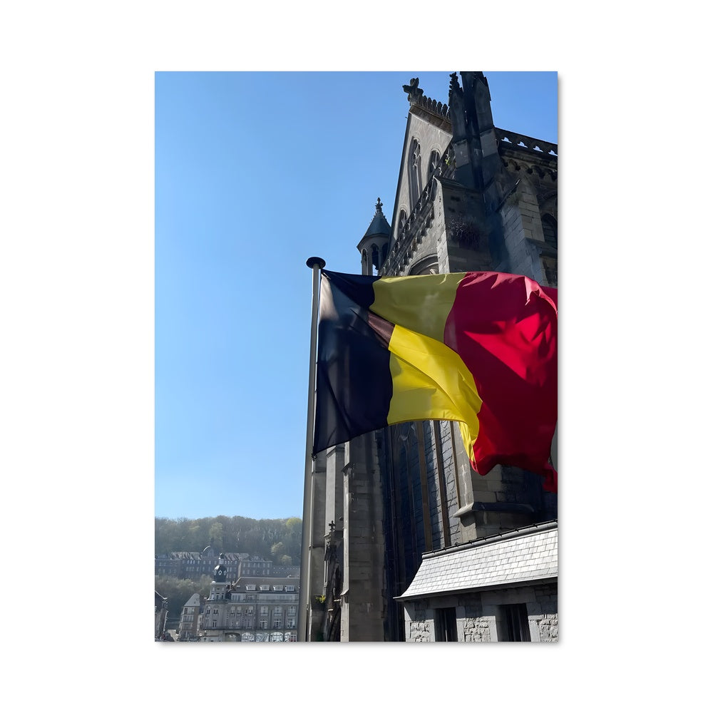 Poster Drapeau de Belgique