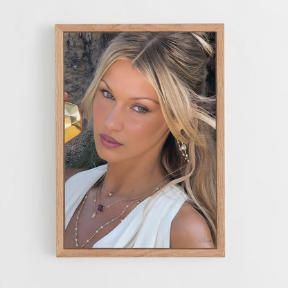 ap-bella hadid-3 cadre Bois clair