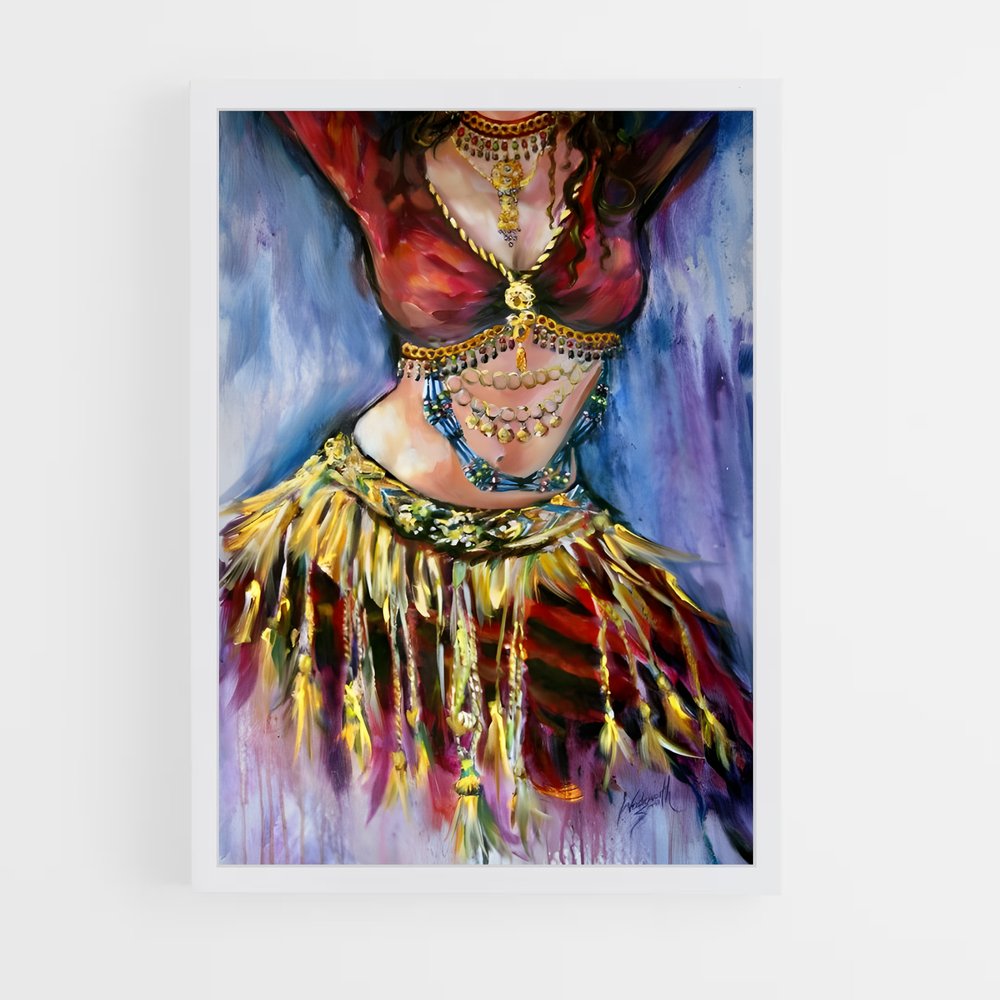 ap-belly dance-11 cadre Blanc