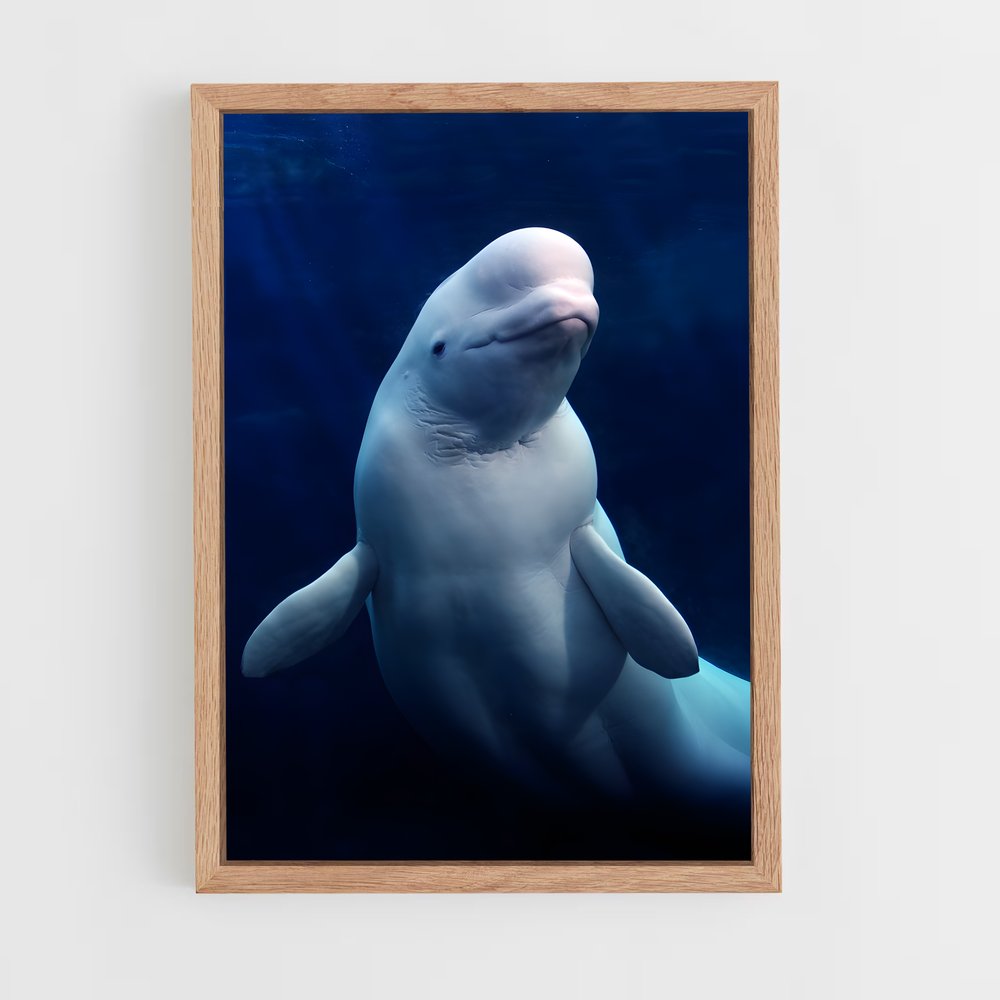 ap-beluga whale-5 cadre Bois clair