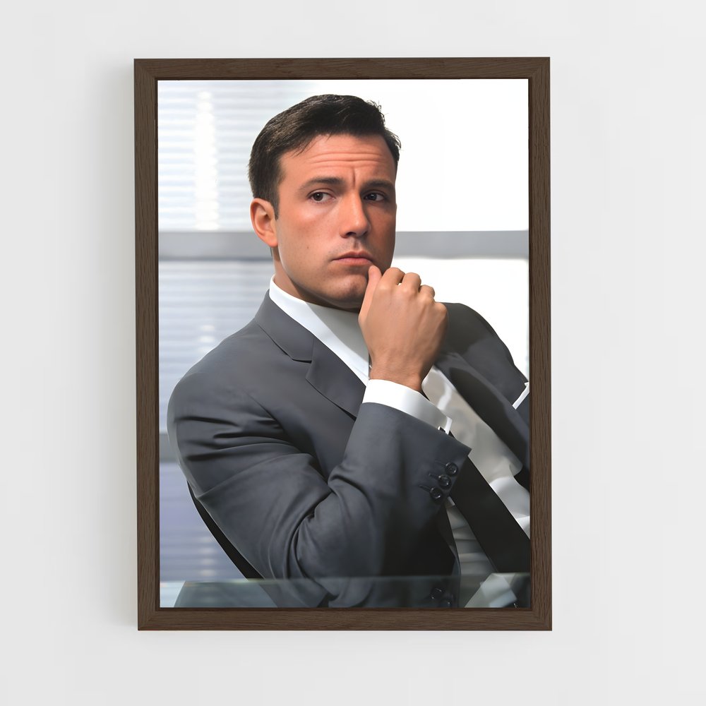 ap-ben affleck-4 cadre Bois foncé