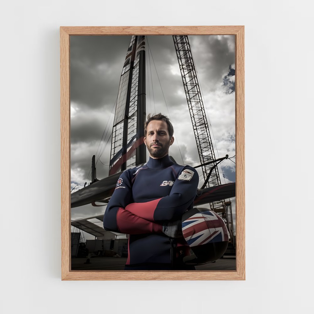 ap-ben ainslie-1 cadre Bois clair