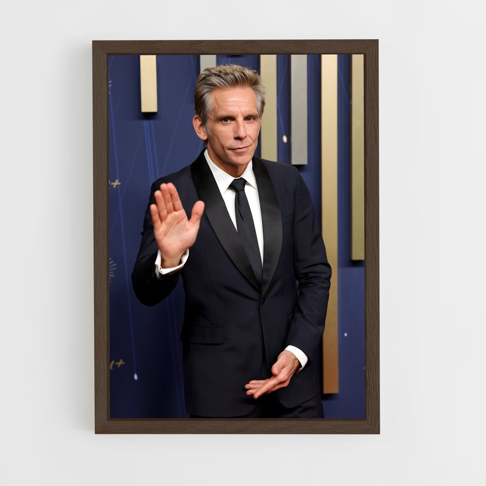 ap-ben stiller-3 cadre Bois foncé