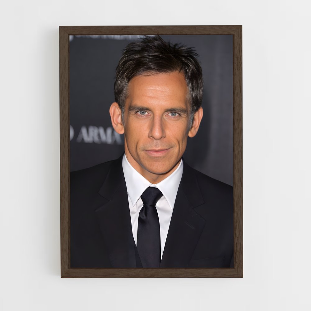 ap-ben stiller-4 cadre Bois foncé