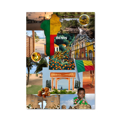 Poster Voyage aux Couleurs du Monde