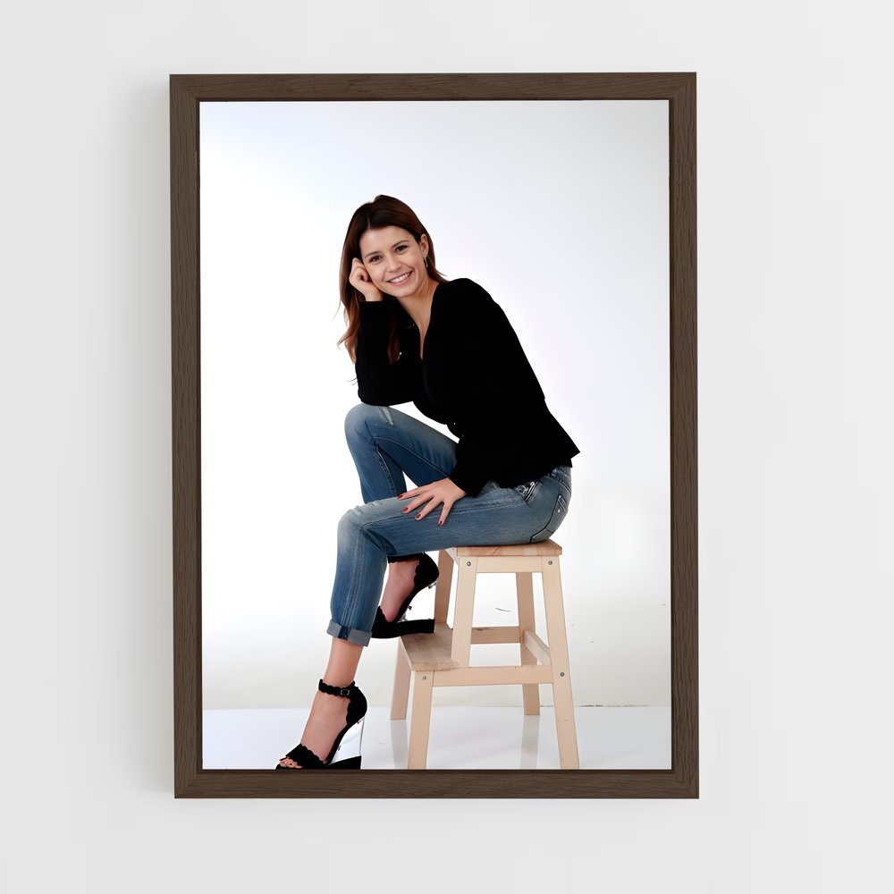 ap-beren saat-1 cadre Bois foncé