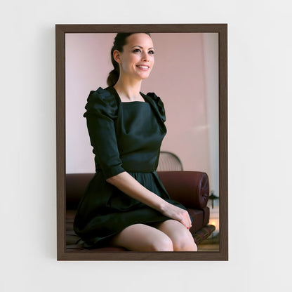 ap-berenice bejo-6 cadre Bois foncé