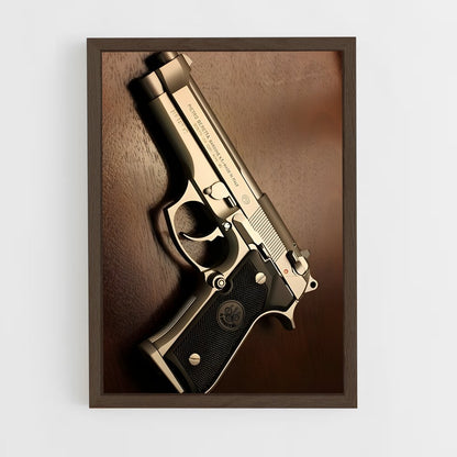 ap-beretta 92-2 cadre Bois foncé