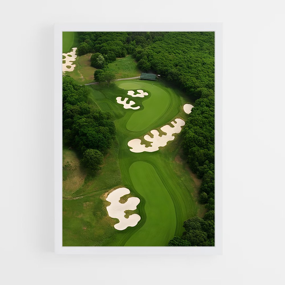 ap-bethpage black golf course-1 cadre Blanc
