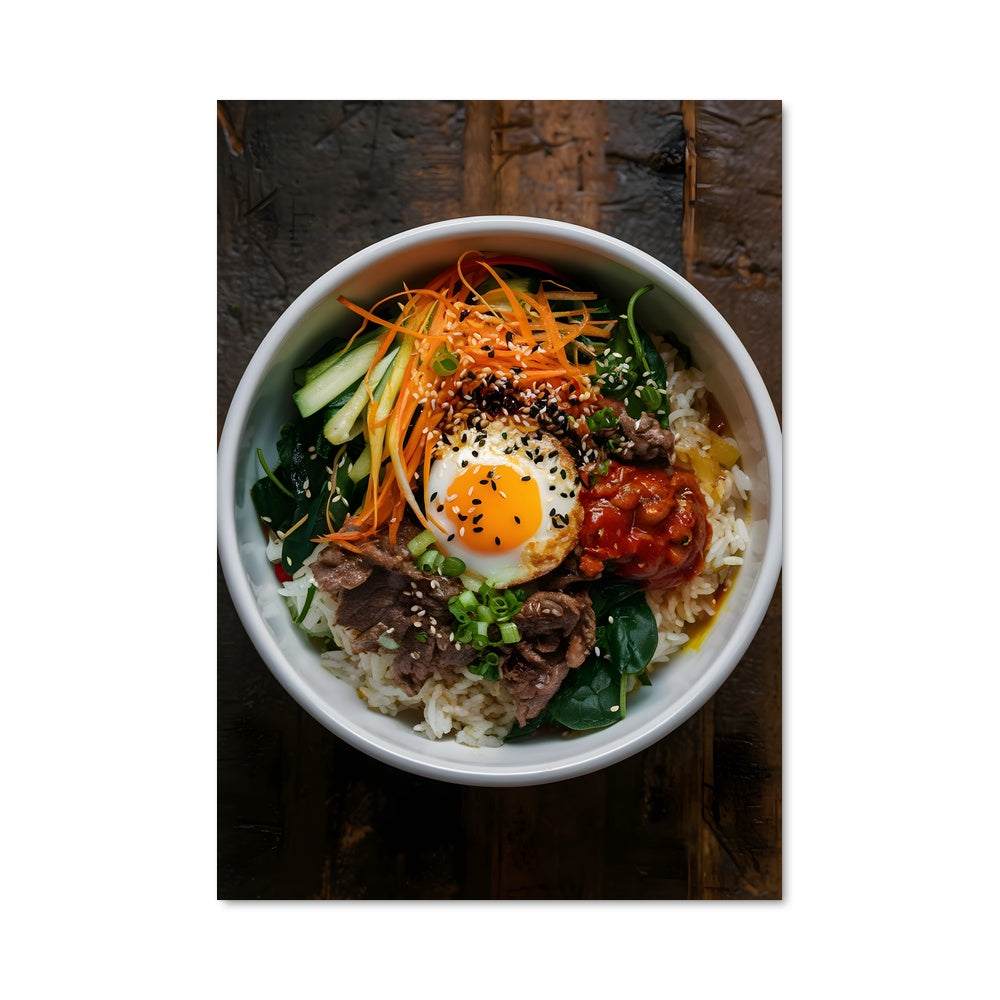 Poster Bibimbap Épicurien