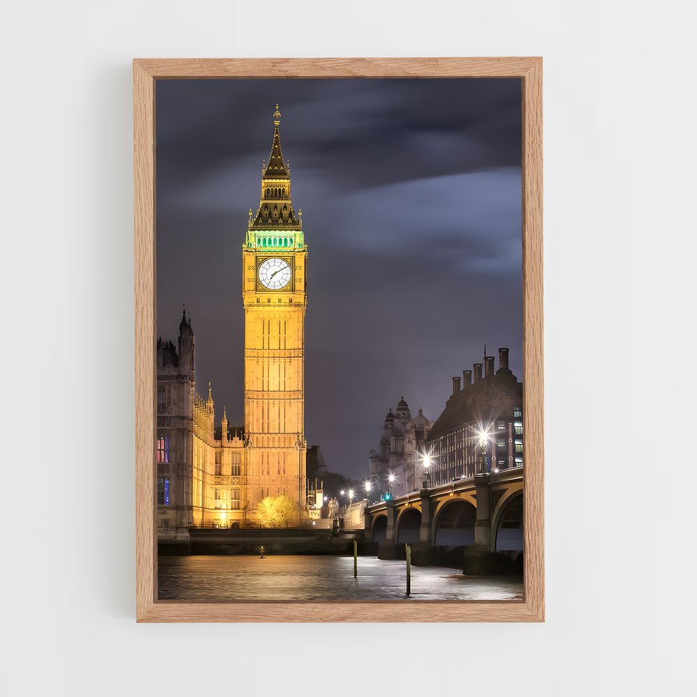ap-big ben-12 cadre Bois clair