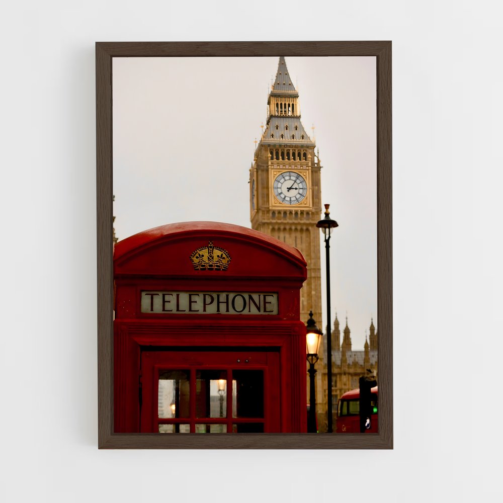 ap-big ben-14 cadre Bois foncé