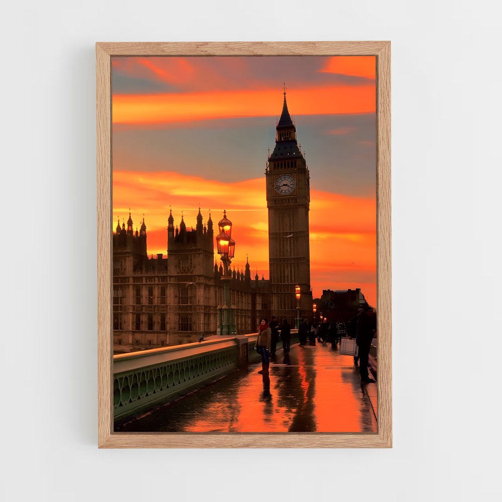 ap-big ben-6 cadre Bois clair