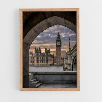 ap-big ben-8 cadre Bois clair