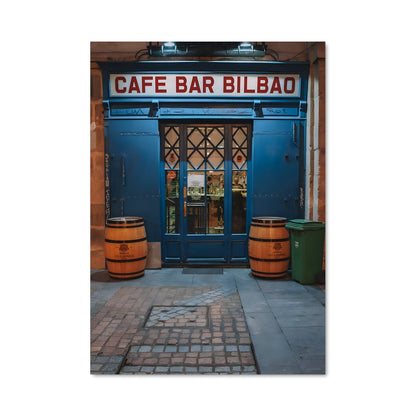 Poster Café Bleu