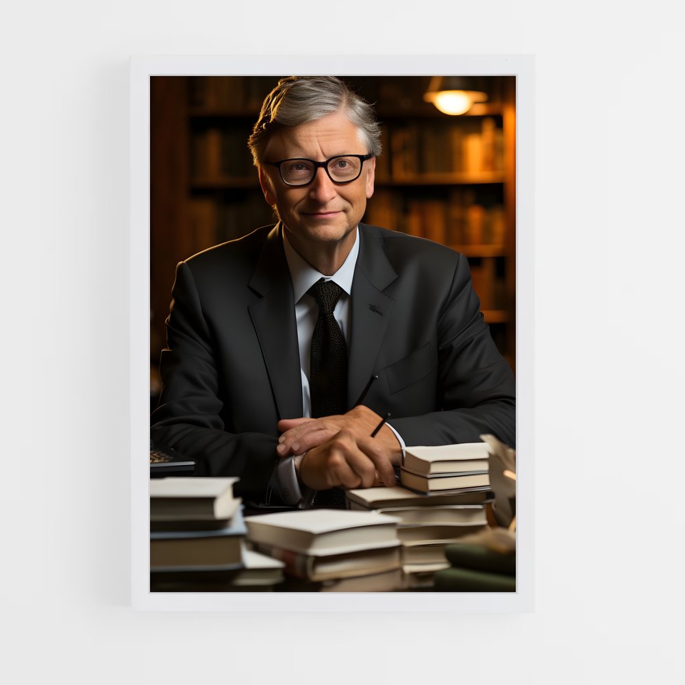ap-bill gates-1 cadre Blanc