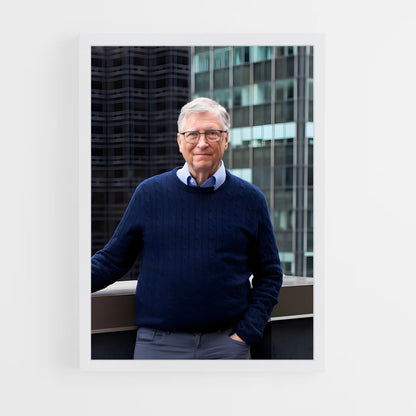 ap-bill gates-2 cadre Blanc