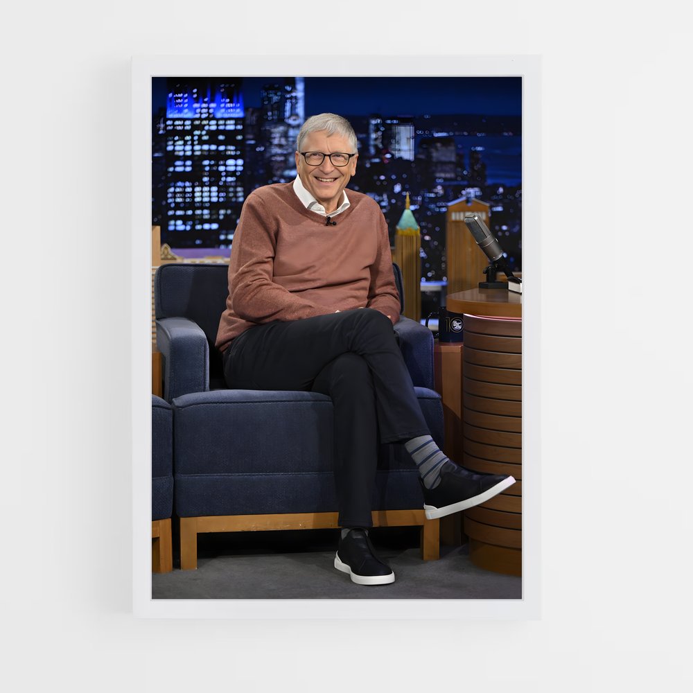ap-bill gates-5 cadre Blanc