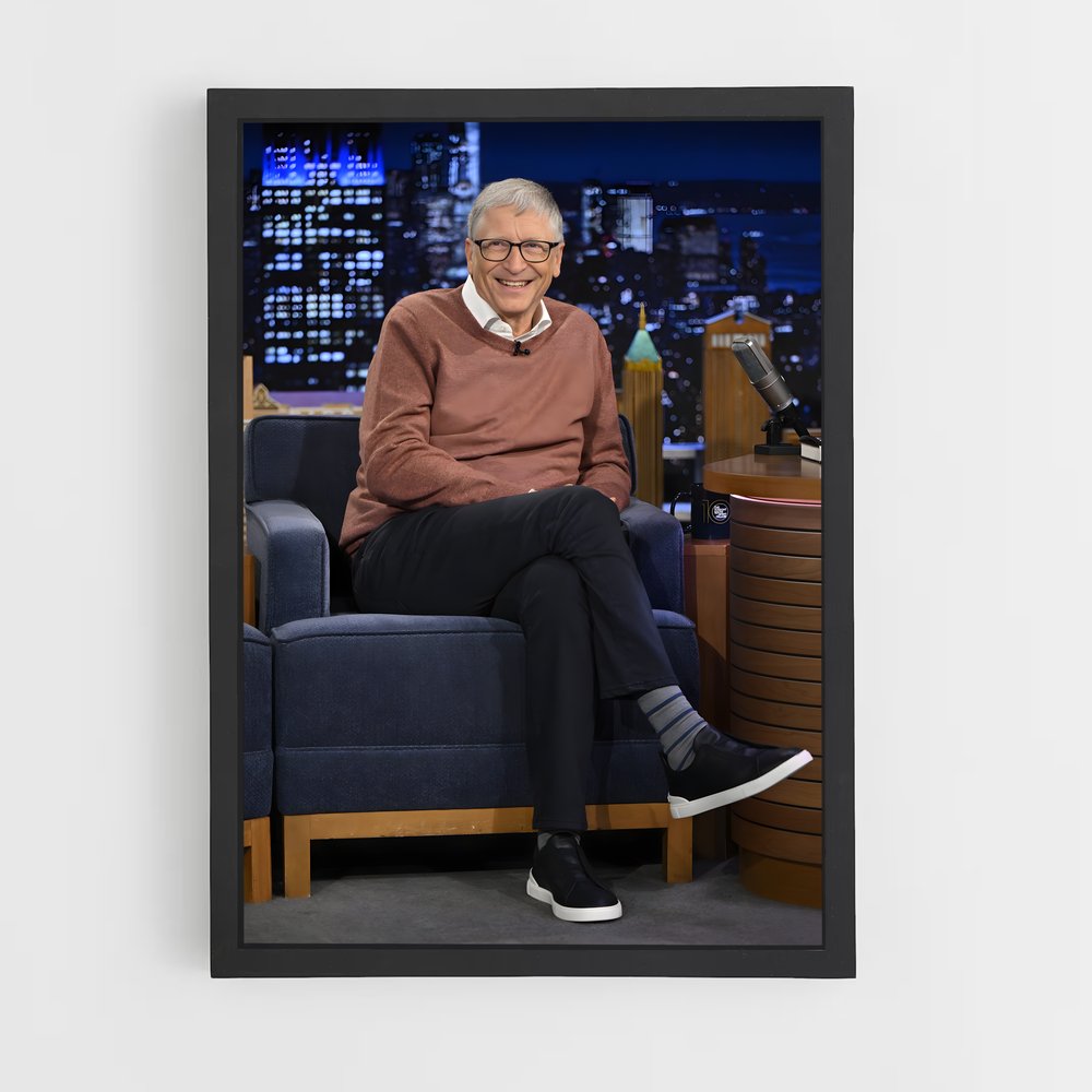ap-bill gates-5 cadre Noir