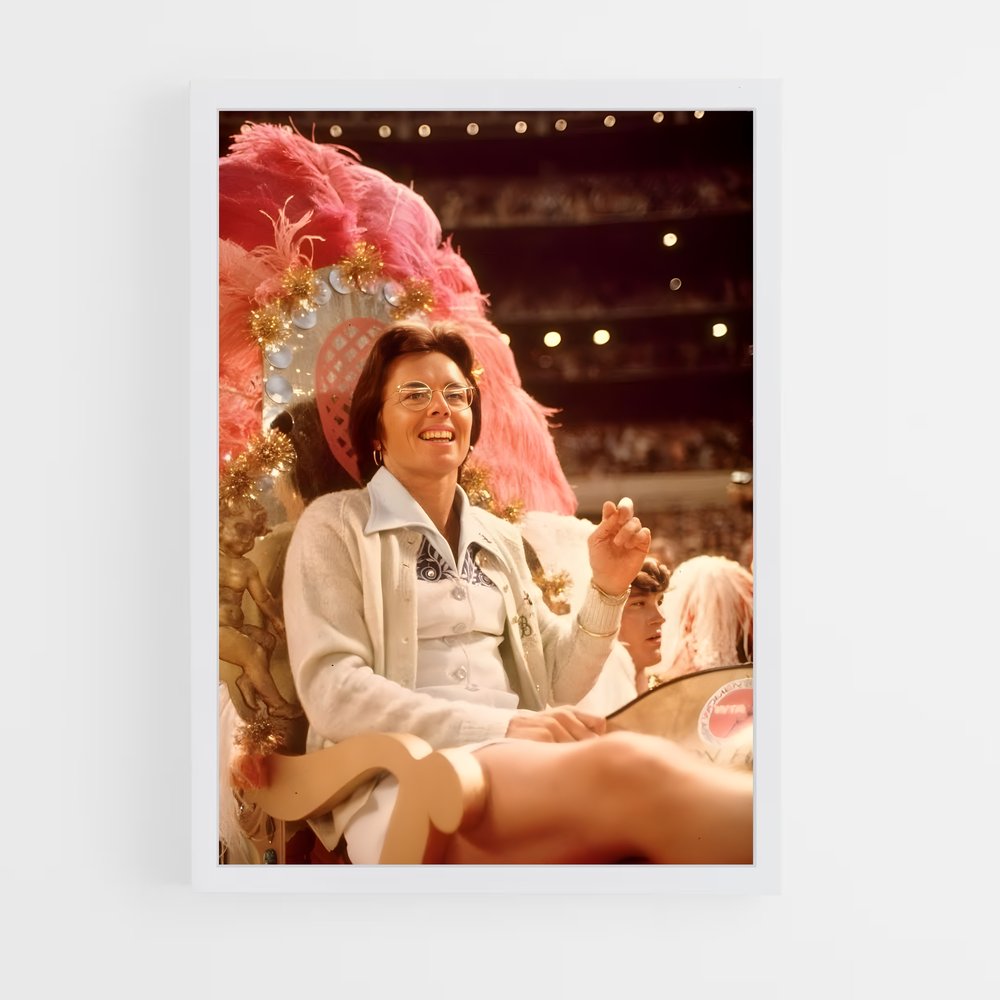 ap-billie jean king-4 cadre Blanc