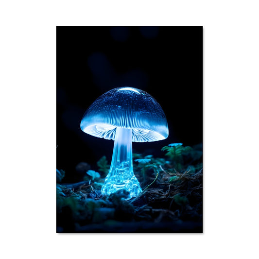 Poster Champignon Luminescent