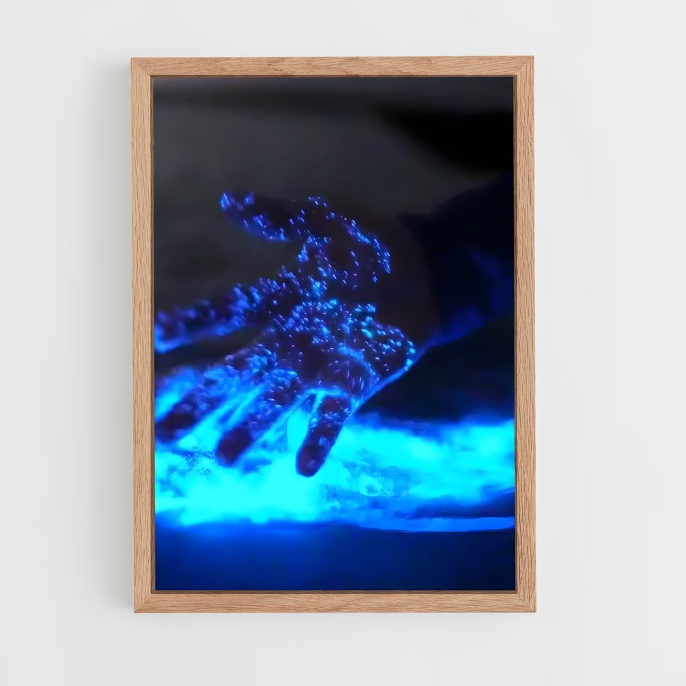 ap-bioluminescent beaches-1 cadre Bois clair