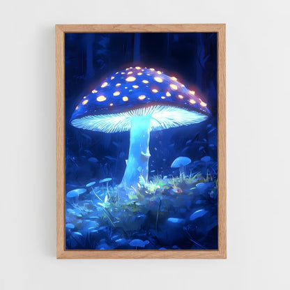 ap-bioluminescent mushroom-8 cadre Bois clair
