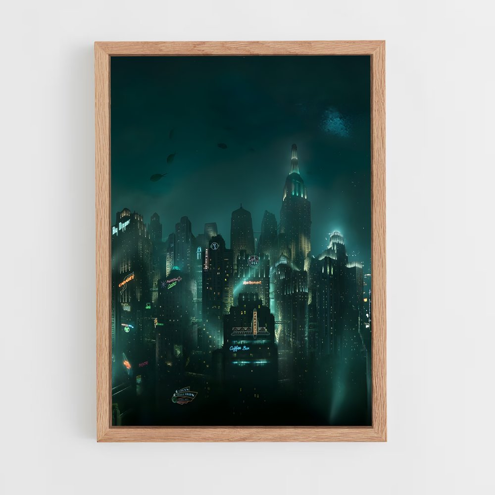 ap-bioshock-1 cadre Bois clair