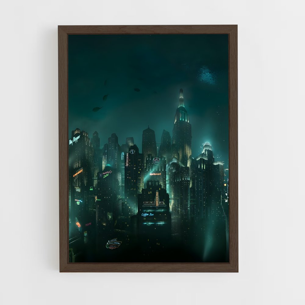 ap-bioshock-1 cadre Bois foncé