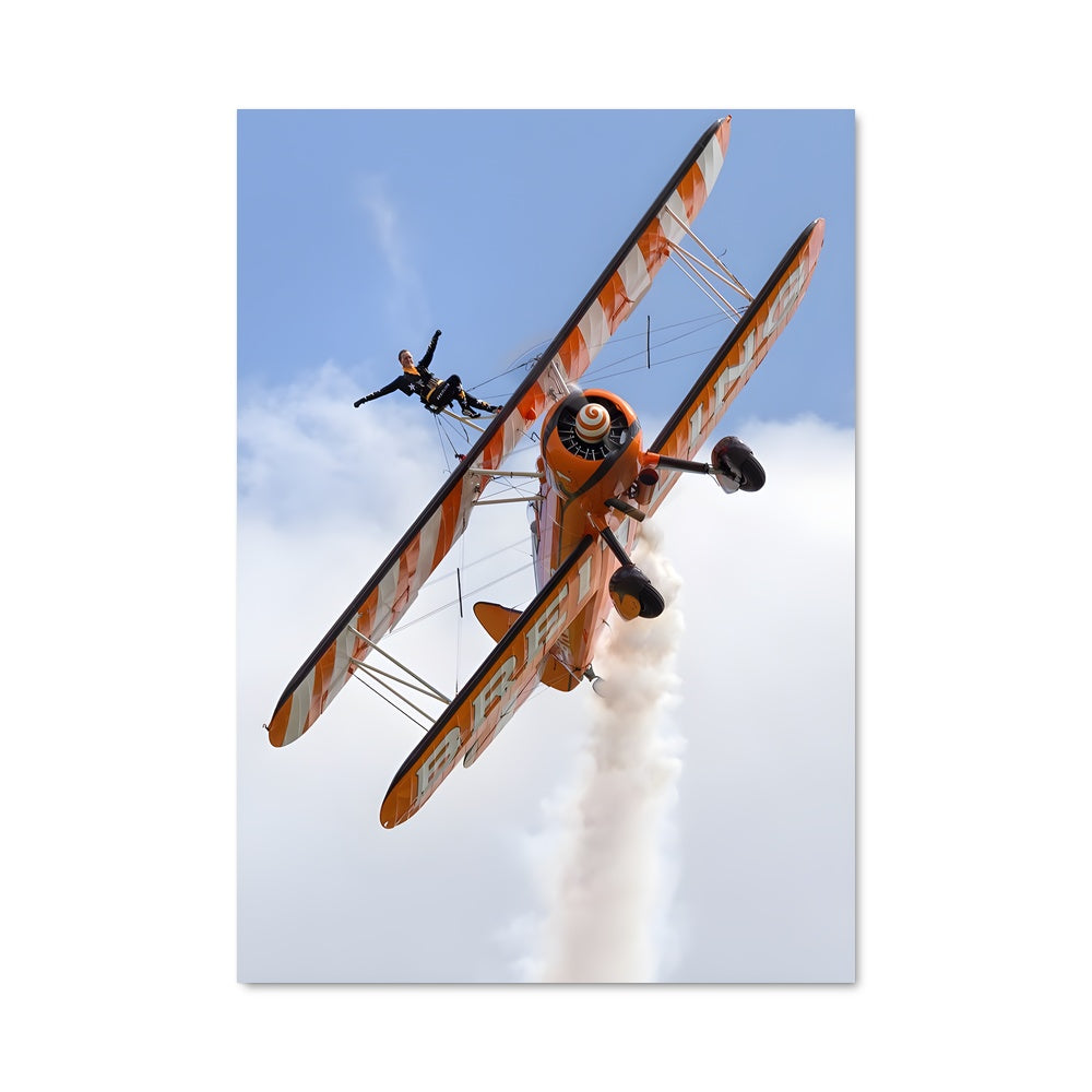 Poster Biplan Aventure