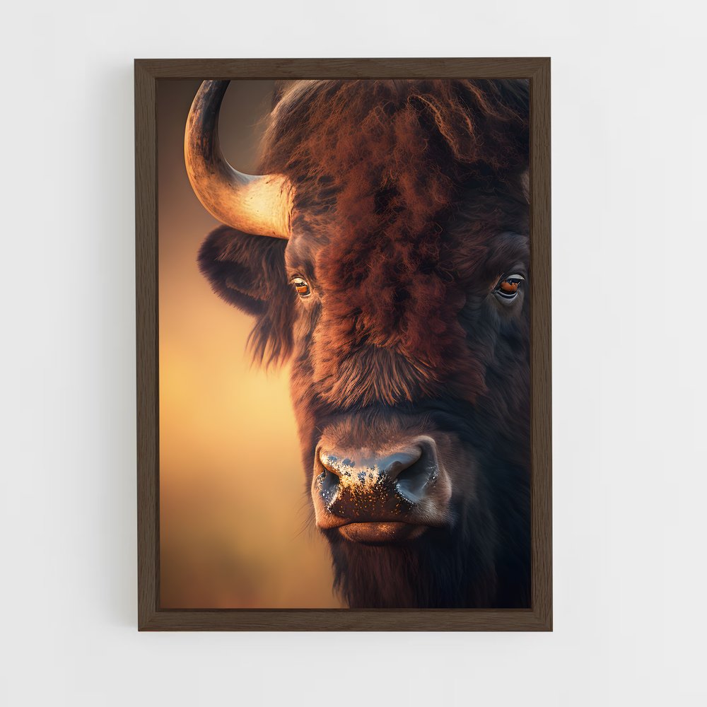 ap-bison-3 cadre Bois foncé