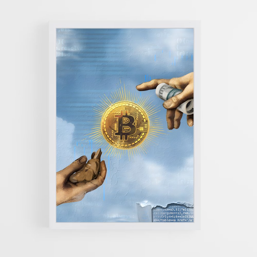 ap-bitcoin-10 cadre Blanc