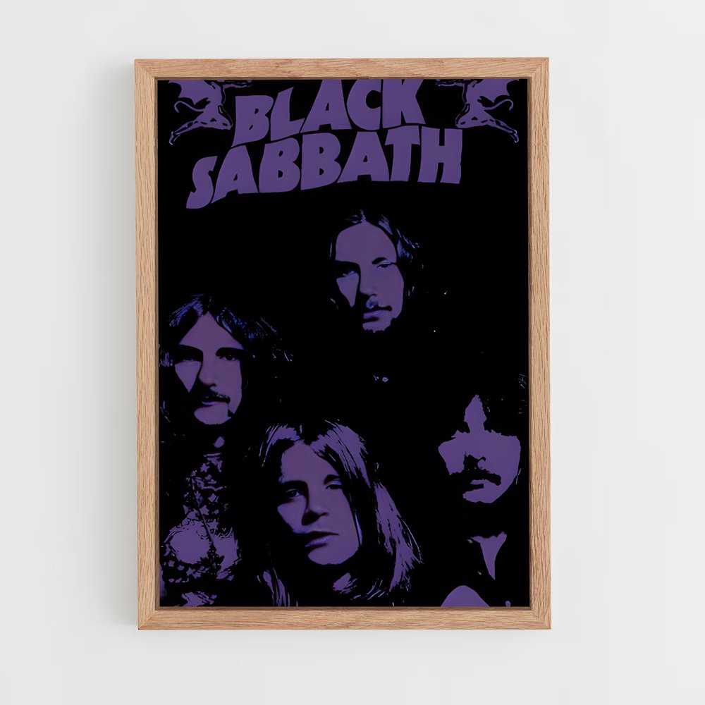 ap-black sabbath-1 cadre Bois clair