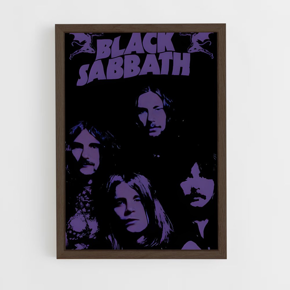 ap-black sabbath-1 cadre Bois foncé