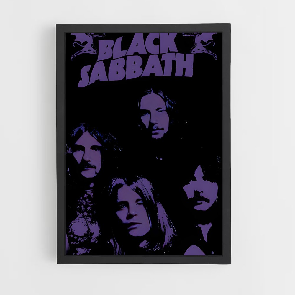 ap-black sabbath-1 cadre Noir