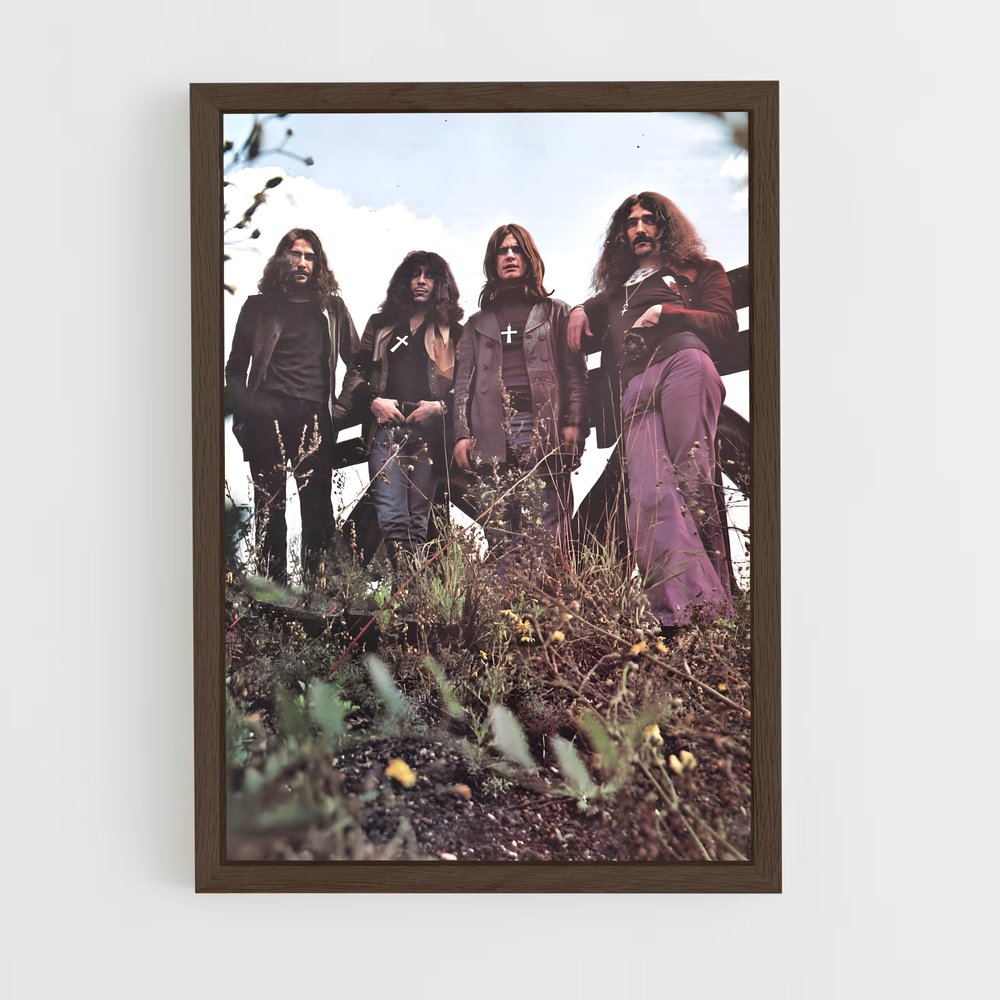 ap-black sabbath-10 cadre Bois foncé