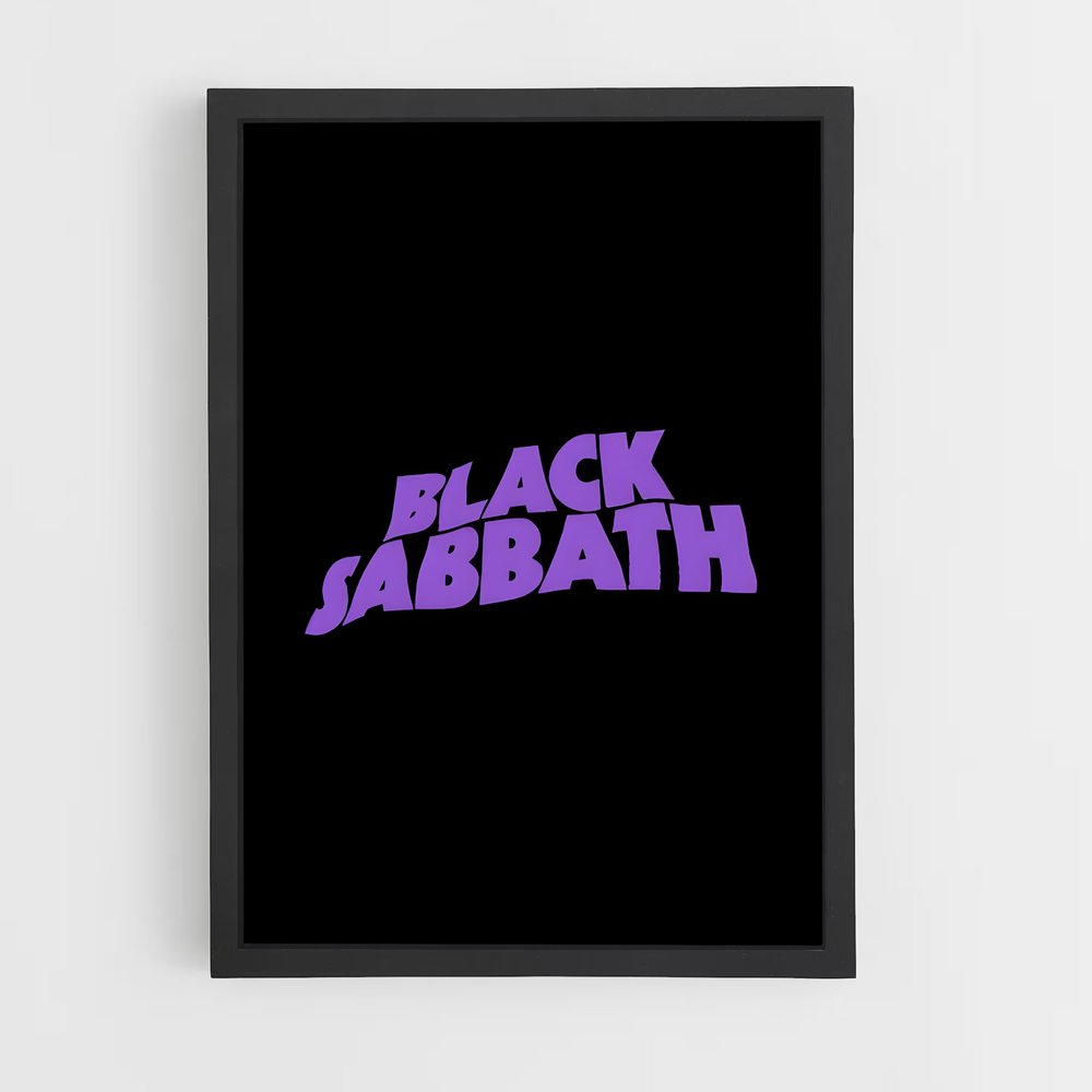 ap-black sabbath-4 cadre Noir