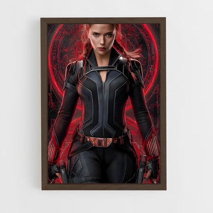 ap-black widow-3 cadre Bois foncé