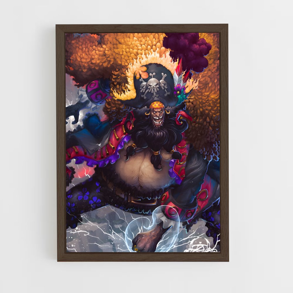 ap-blackbeard-12 cadre Bois foncé