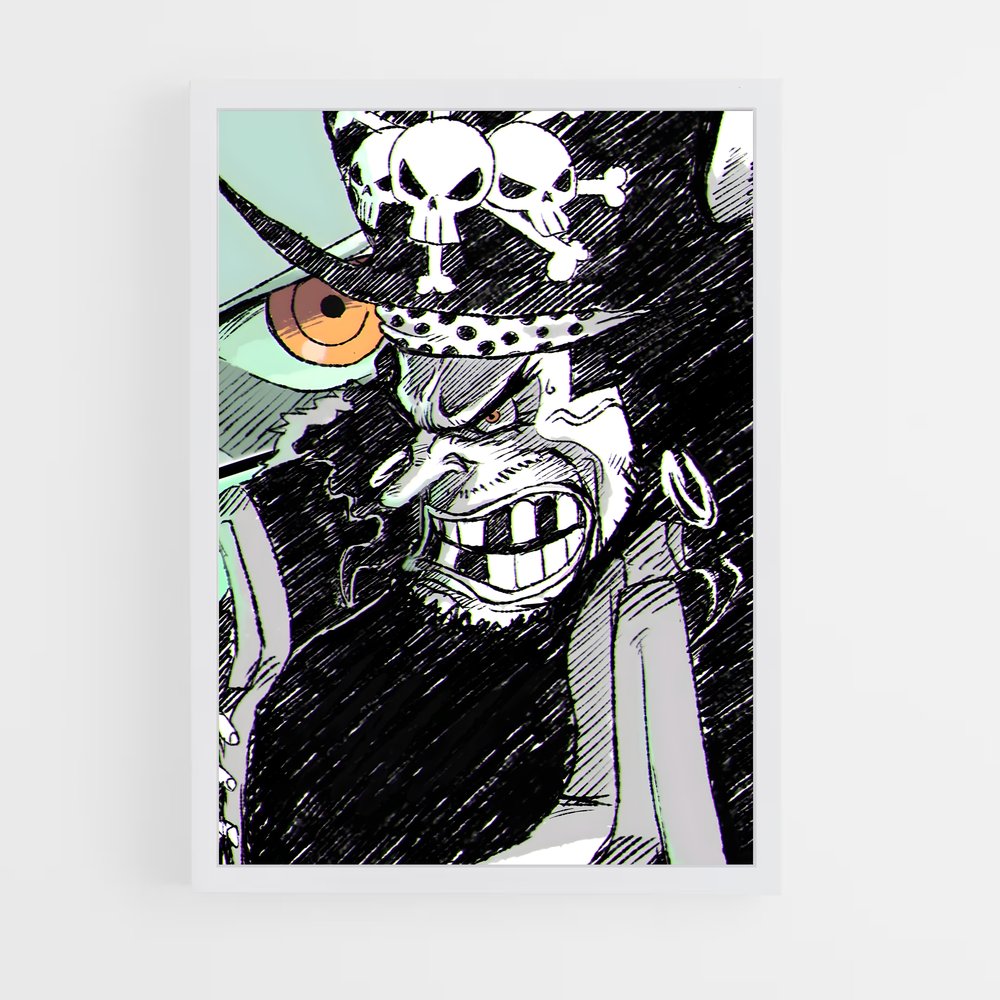 ap-blackbeard-9 cadre Blanc